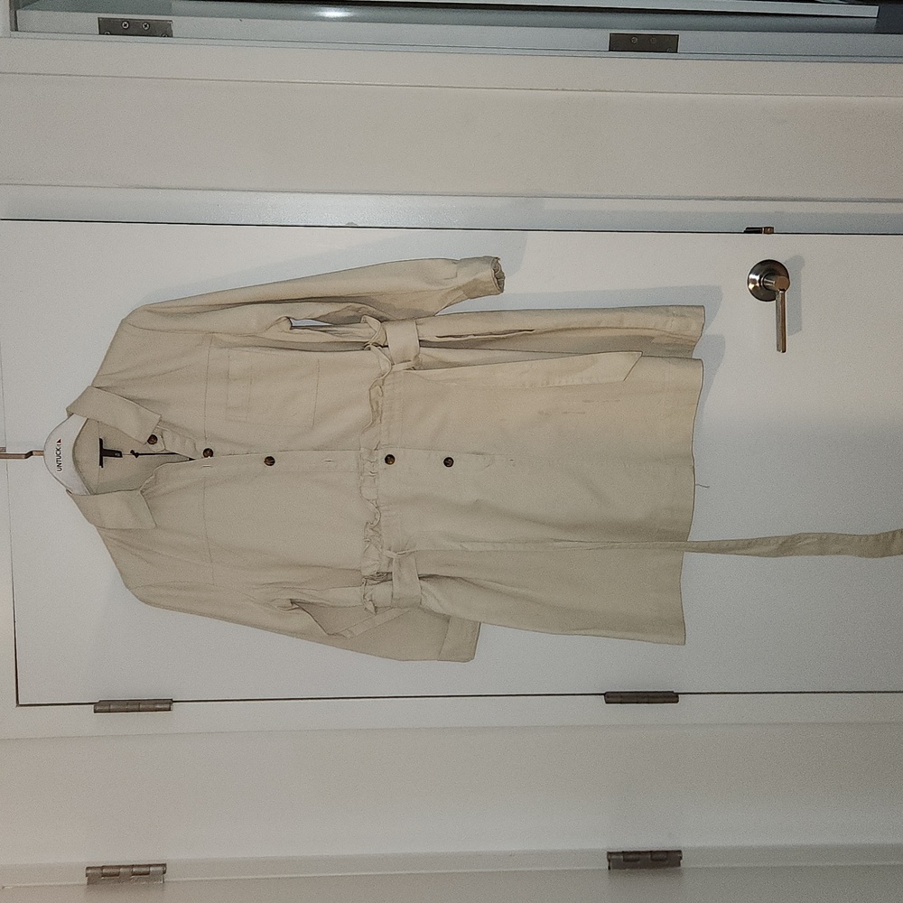 Deinm Cream Dress